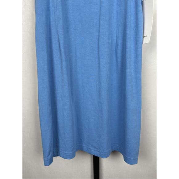 NEW Lululemon Organic Cotton Cinched-Waist Dress Women's Small Blue Sporty - Picture 4 of 9